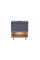 Тумба підлогова Qtap Robin 700х616х437 Graphite/Whitish oak зі стільницею QT1380TNН7002GWO