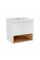 Комплект Qtap Robin 700х580х437 White/Whitish oak тумба підвісна + раковина