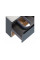 Комплект Qtap Robin 800х580х437 Graphite/Whitish oak тумба підвісна + раковина