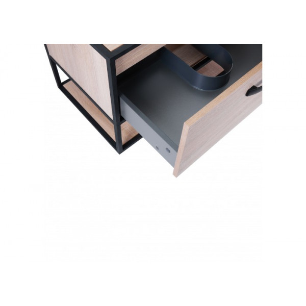 Тумба подвесная Qtap Taurus 800х476х469 Whitish oak со столешницей QT2479TPT803WO QT2479TPT803WO 408