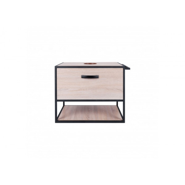 Тумба подвесная Qtap Taurus 800х476х469 Whitish oak со столешницей QT2479TPT803WO QT2479TPT803WO 408