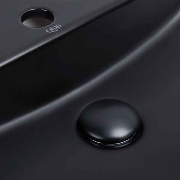 Раковина для ванної Qtap Scorpio 505х385х120 Matt black QT142202MBMB QT142202MBMB 40157