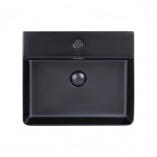 Раковина для ванної Qtap Nando LT 500х420х120 Matt black з донним клапаном QT12112173SMBMB QT12112173SMBMB 40167