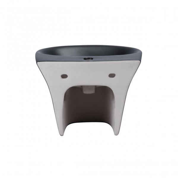 Раковина для ванної Qtap Virgo 550х430х400 Matt black з донним клапаном QT1811037GMB QT1811037GMB 40173