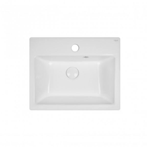 Раковина для ванної Qtap Tern 465х385х370 White с донным клапаном QT1711G803W QT1711G803W 40460