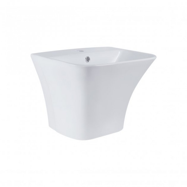 Раковина для ванної Qtap Crow 500х400х385 White з донним клапаном QT0511G815W QT0511G815W 40463