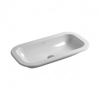 Раковина для ванної Azzurra Glaze GLZ69X38B1SP Shiny white