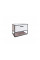 Комплект Qtap Taurus 800х580х437 White/Whitish oak тумба підвісна + раковина