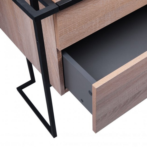 Комплект Qtap Taurus 700х800х437 Whitish oak тумба підлогова + раковина
