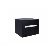 Тумба підвісна Qtap Virgo 800х476х469 Black/White зі стільницею QT1879TPА802BW QT1879TPА802BW 40862