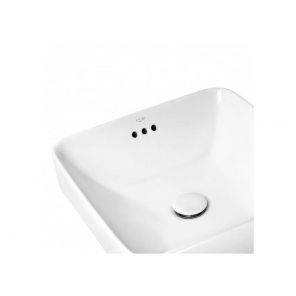 Раковина для ванної Qtap Jay 420х420х155 White з донним клапаном QT0711K424W QT0711K424W 36727