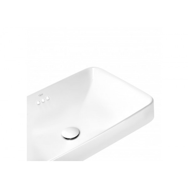 Раковина для ванної Qtap Jay 590х410х155 White з донним клапаном QT0711K425W QT0711K425W 36730
