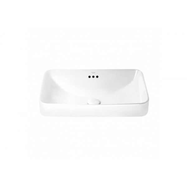 Раковина для ванної Qtap Jay 590х410х155 White з донним клапаном QT0711K425W QT0711K425W 36730