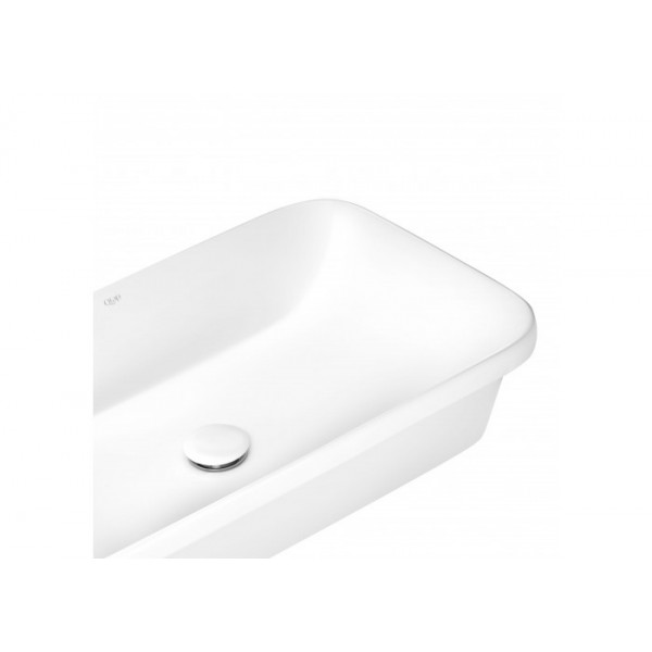 Раковина для ванної Qtap Scorpio 610х380х150 White з донним клапаном QT1411K491W QT1411K491W 36733