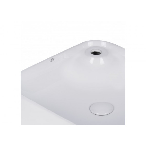 Раковина для ванної Qtap Stork 430x430x120 White з донним клапаном QT15112194W QT15112194W 37738