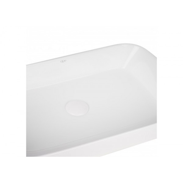 Раковина для ванної Qtap Scorpio 550х390х120 White з донним клапаном QT14112243W QT14112243W 37739