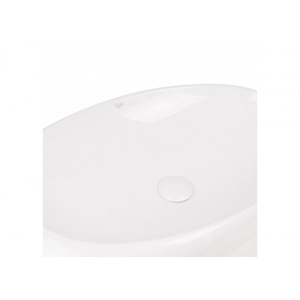 Раковина для ванної Qtap Leo 690x435x180 White з донним клапаном QT11111094W QT11111094W 37742