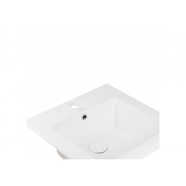 Раковина для ванної Qtap Stork 420x420x170 White з донним клапаном QT15116037W QT15116037W 37747