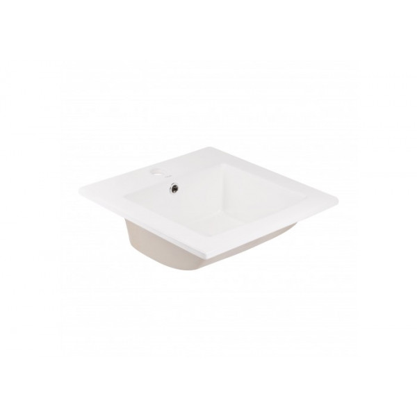 Раковина для ванної Qtap Stork 420x420x170 White з донним клапаном QT15116037W QT15116037W 37747
