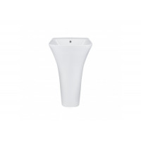 Раковина для ванної Qtap Crow 450x435x835 White з донним клапаном QT0511G315W QT0511G315W 37749