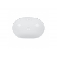 Раковина для ванної Qtap Leo 590x400x170 White з донним клапаном QT11114028W QT11114028W 37751