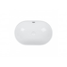 Раковина для ванної Qtap Leo 590x400x170 White з донним клапаном QT11114028W QT11114028W 37751