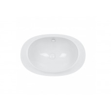 Раковина для ванної Qtap Leo 660x425x250 White з донним клапаном QT11114032W QT11114032W 37752