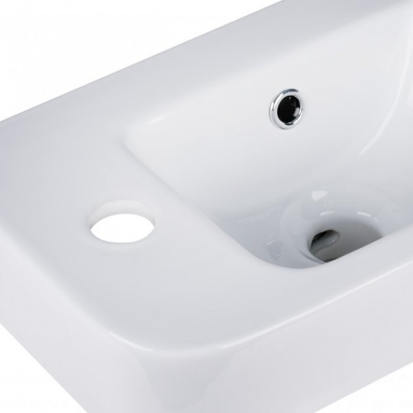 Раковина для ванної Qtap Tern 375х245х135 White з донним клапаном QT171110100LW QT171110100LW 37753
