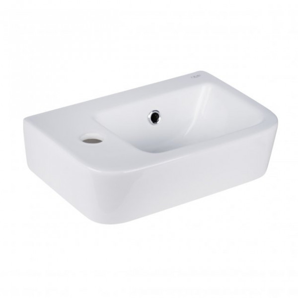 Раковина для ванної Qtap Tern 375х245х135 White з донним клапаном QT171110100LW QT171110100LW 37753