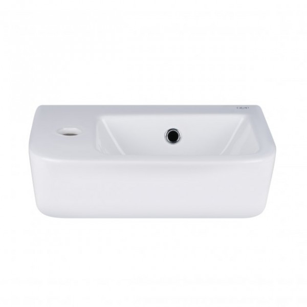 Раковина для ванної Qtap Tern 375х245х135 White з донним клапаном QT171110100LW QT171110100LW 37753