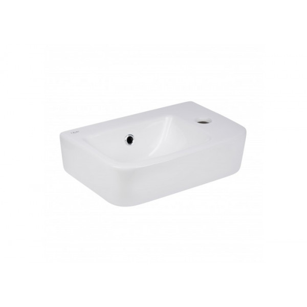 Раковина для ванної Qtap Tern 375х245х135 White з донним клапаном QT171110100RW QT171110100RW 37754