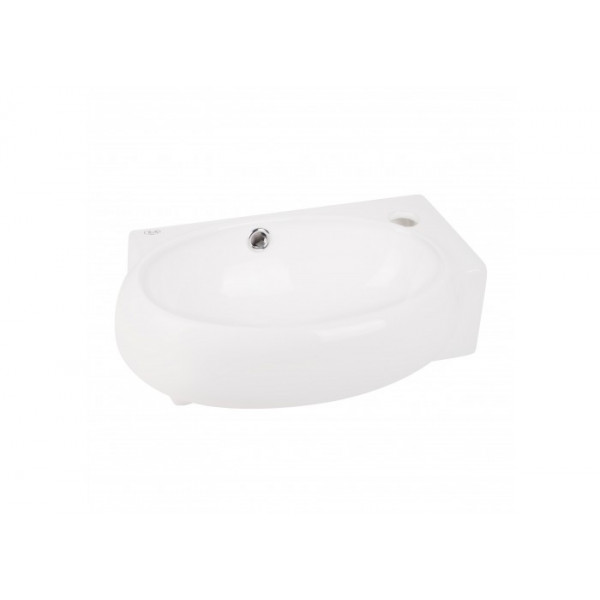 Раковина для ванної Qtap Leo 430x290x140 White з донним клапаном QT11115011RW QT11115011RW 37757