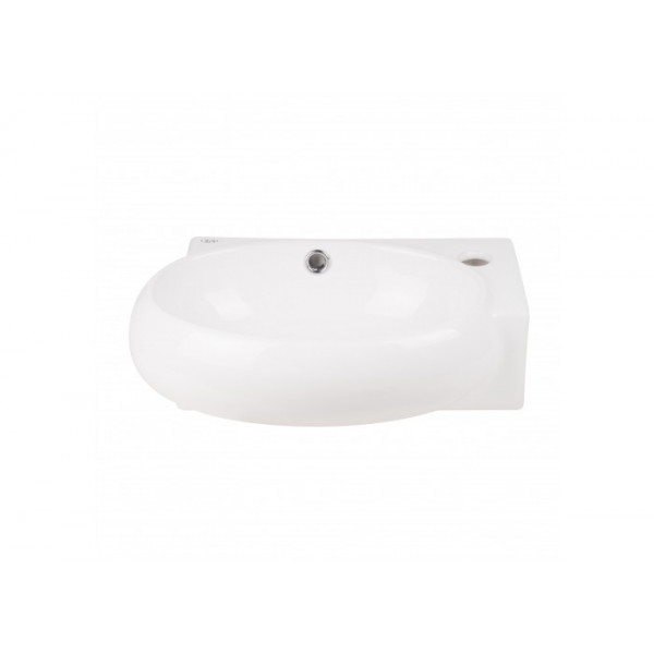 Раковина для ванної Qtap Leo 430x290x140 White з донним клапаном QT11115011RW QT11115011RW 37757