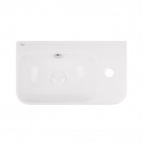Раковина для ванної Qtap Tern 450х260х155 White з донним клапаном QT17115117RW QT17115117RW 37760