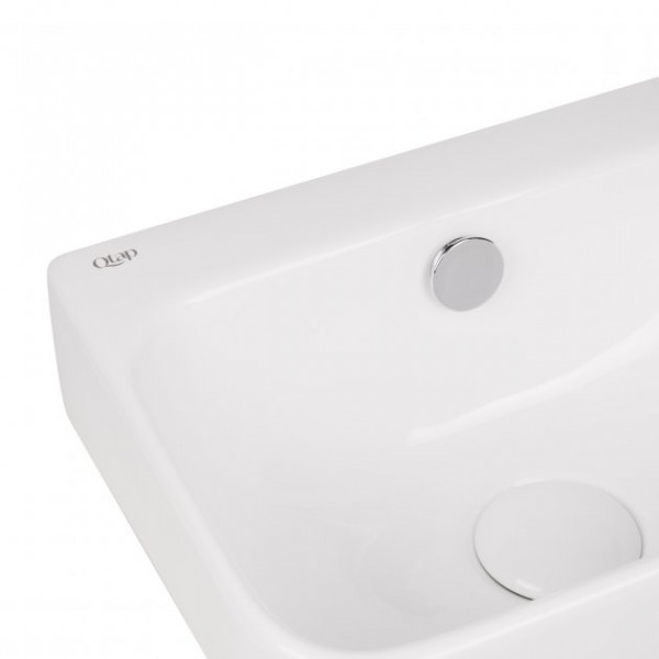Раковина для ванної Qtap Tern 450х260х155 White з донним клапаном QT17115117RW QT17115117RW 37760