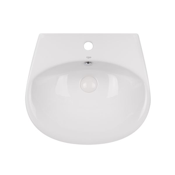 Раковина для ванної Qtap Virgo 550х430х400 White з донним клапаном QT1811037GW QT1811037GW 37768