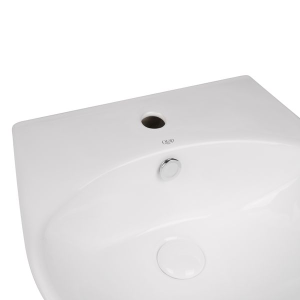Раковина для ванної Qtap Virgo 550х430х400 White з донним клапаном QT1811037GW QT1811037GW 37768