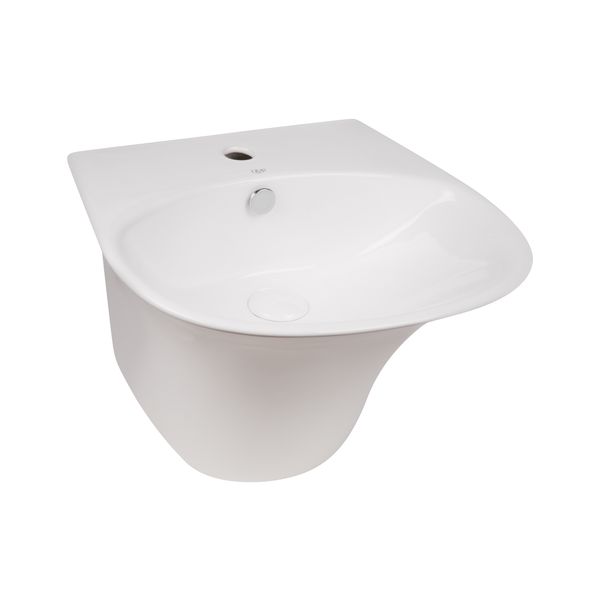 Раковина для ванної Qtap Virgo 550х430х400 White з донним клапаном QT1811037GW QT1811037GW 37768