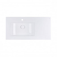 Раковина для ванної Qtap Albatross New 910x470x180 White з донним клапаном QT0111750690LW QT0111750690LW 37772