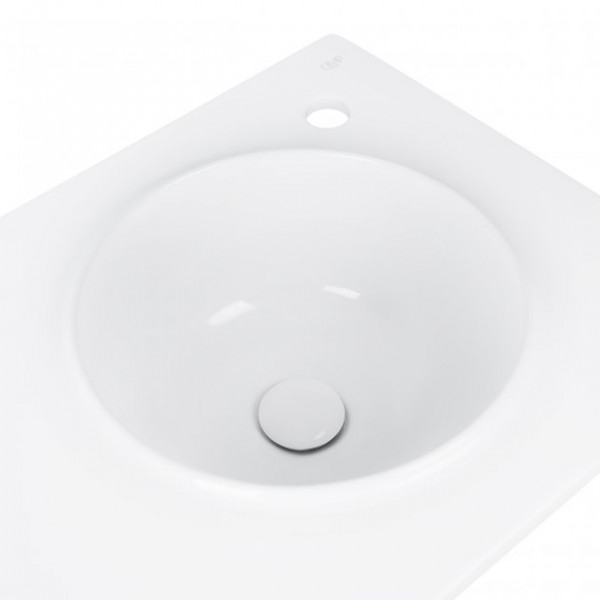Раковина для ванної Qtap Virgo 800х460х300 White з донним клапаном QT1811FL8130ARRW QT1811FL8130ARRW 39802