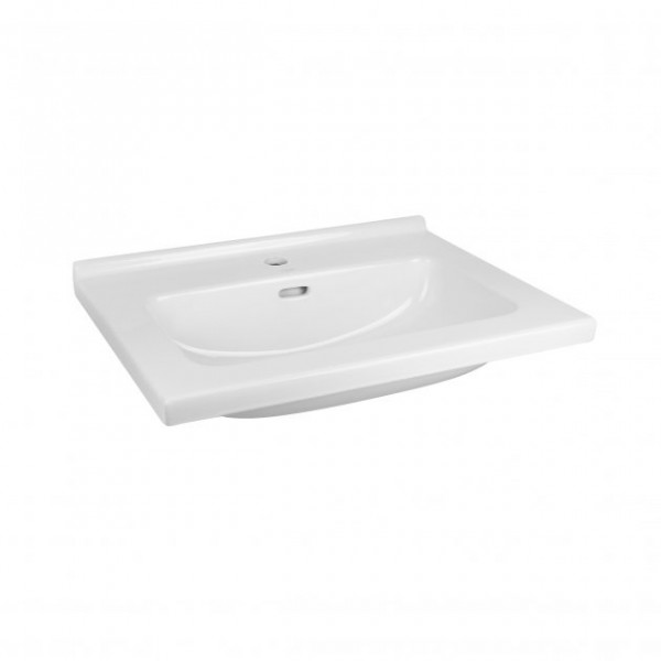 Раковина для ванної Qtap Albatross 01 610х467х195 White з донним клапаном QT0111FL8167AW QT0111FL8167AW 39806