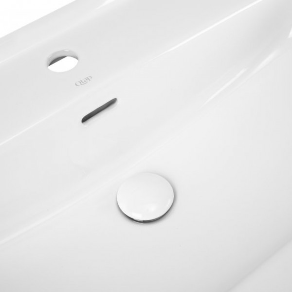 Раковина для ванної Qtap Albatross 01 815х467х195 White з донним клапаном QT0111FL8167CW QT0111FL8167CW 39807