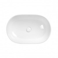 Раковина для ванної Qtap Leo 585х380х180 White з донним клапаном QT1111A028W QT1111A028W 39810
