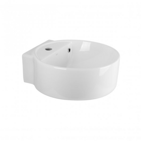 Раковина для ванної Qtap Swan 425х435х195 White з донним клапаном QT1611A005W QT1611A005W 39813