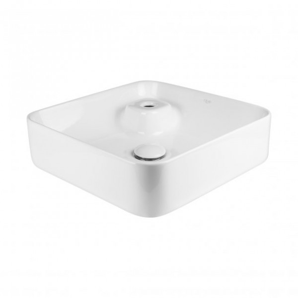 Раковина для ванної Qtap Stork 400х400х140 White з донним клапаном QT1511A057TW QT1511A057TW 39814