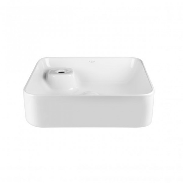 Раковина для ванної Qtap Stork 400х400х140 White з донним клапаном QT1511A057TW QT1511A057TW 39814
