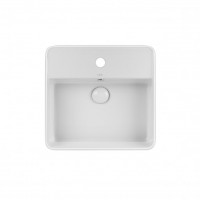 Раковина для ванної Qtap Crow 420х420х145 White з донним клапаном QT0511A054TW QT0511A054TW 39815