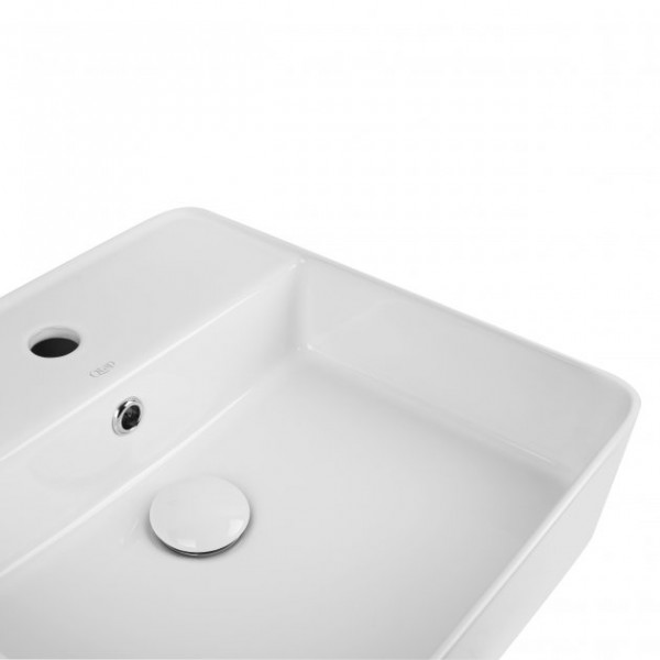 Раковина для ванної Qtap Crow 420х420х145 White з донним клапаном QT0511A054TW QT0511A054TW 39815