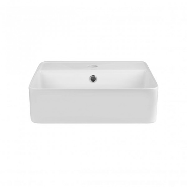 Раковина для ванної Qtap Crow 420х420х145 White з донним клапаном QT0511A054TW QT0511A054TW 39815