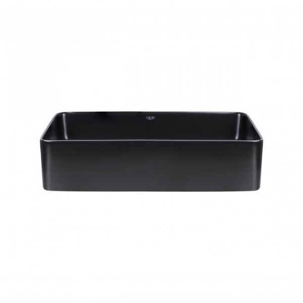 Раковина для ванної Qtap Tern 500х350х145 Matt black з донним клапаном QT1711A055MB QT1711A055MB 39817